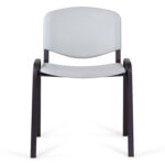 Стул STAFF "Iso Plast CF-009", черный каркас, пластик серый, 532570 — изображение 3