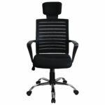 Кресло BRABIX "Victory MG-016", подголовник, хром, черное, 531924 — изображение 6