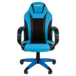 Кресло компьютерное BRABIX "Tanto GM-171", TW/экокожа, черное/голубое, 532575, 7083503 — изображение 4