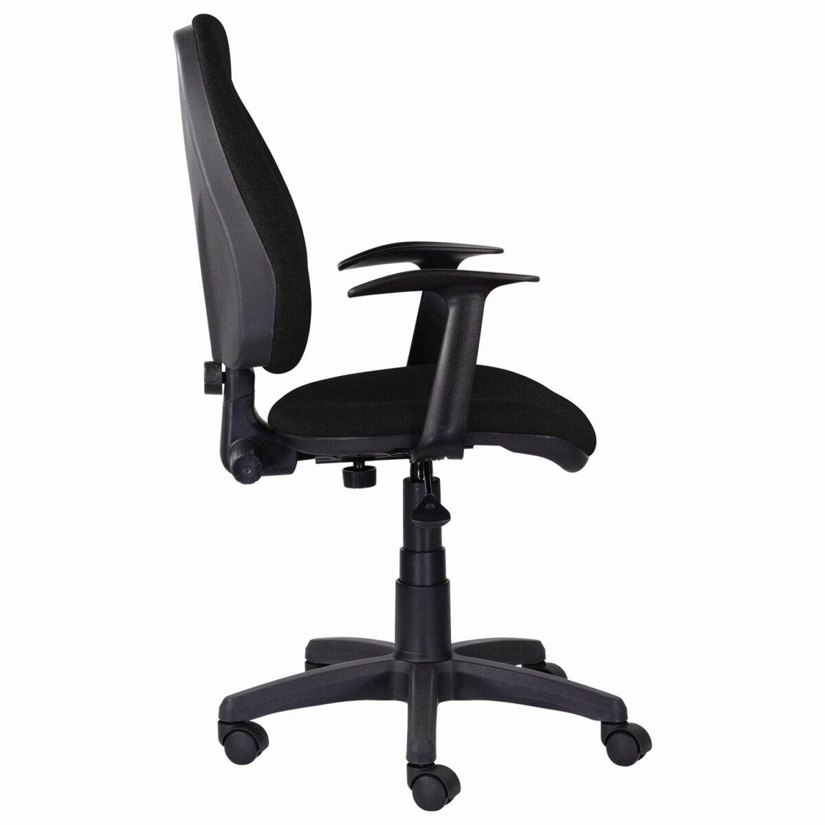 Кресло BRABIX "Comfort MG-321", регулируемая эргономичная спинка, ткань, черное, 532556 — изображение 2