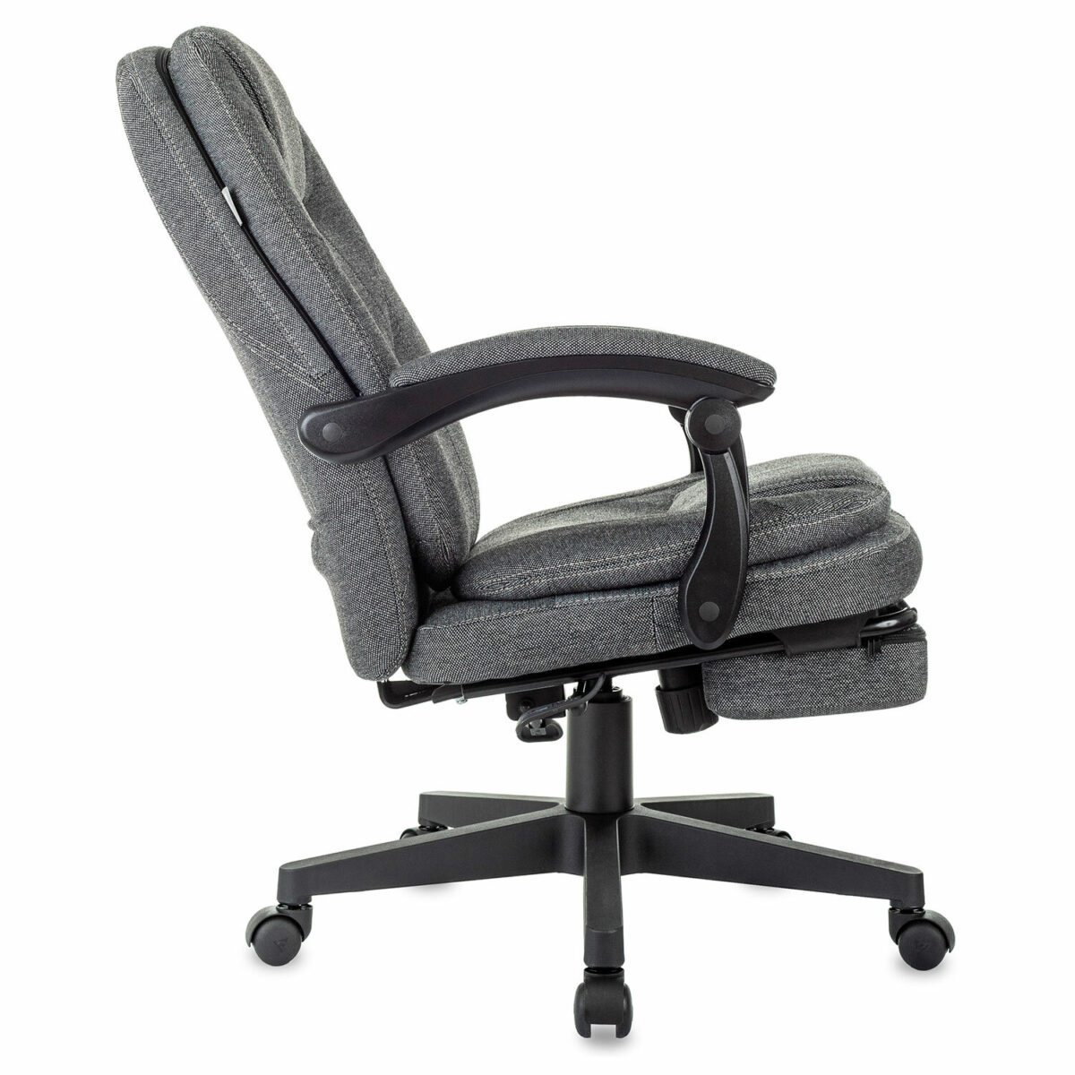 Кресло офисное CH-868MSG-BF, синхромеханизм, вибромодуль, подставка для ног, ткань, серое, 1998751 — изображение 7