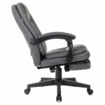 Кресло офисное CH-868MSG-BF, синхромеханизм, вибромодуль, подставка для ног, ткань, серое, 1998751 — изображение 7