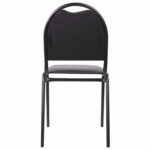 Стул для посетителей РС00Л, черный каркас, кожзам черный — изображение 5