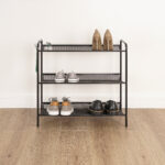 Полка для обуви "Женева-23", 645х270х600 мм, 3 полки, металл, чёрная, ПДО Ж23 Ч — изображение 3