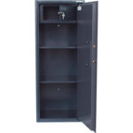 Сейф BRABIX "КМ-1200Т", 1200х475х400 мм, 74 кг, ключевой замок, трейзер, крепление к стене, 291169 — изображение 3