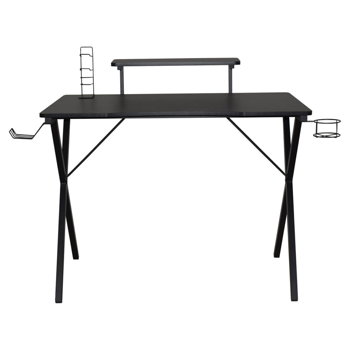 Стол компьютерный на металлокаркасе BRABIX "TECH GT-002", 1000х635х750 мм, черный, 641858 — изображение 2