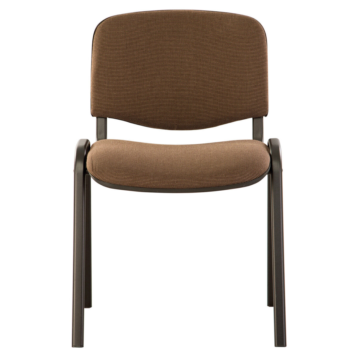Стул для персонала и посетителей BRABIX "Iso CF-005", черный каркас, ткань коричневая, 531973 — изображение 3