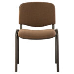 Стул для персонала и посетителей BRABIX "Iso CF-005", черный каркас, ткань коричневая, 531973 — изображение 3