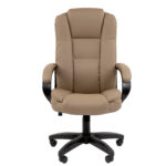 Кресло офисное Chairman CH 600 LT, экокожа, бежевое, 7158660 — изображение 3