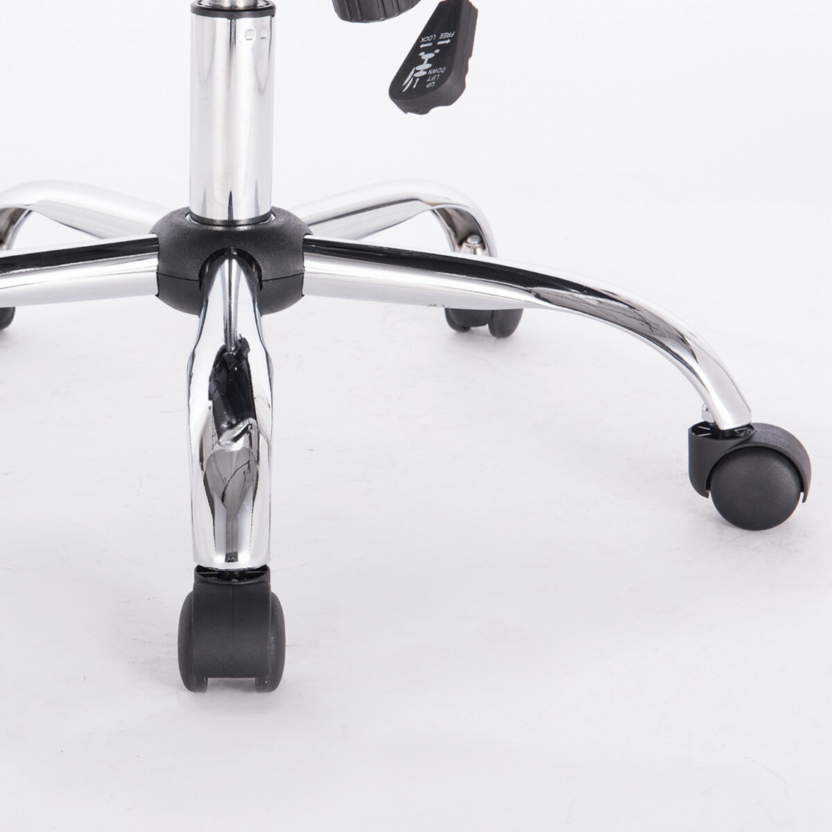 Кресло офисное BRABIX "Flight EX-540", хром, ткань, сетка, черное, 531847 — изображение 11