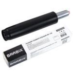 Газлифт прочный BRABIX HD-140 стандартный, черный, в открытом виде 413 мм, d 50 мм, класс 4, 533076