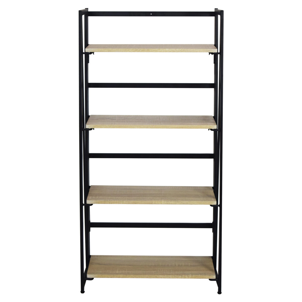 Стеллаж на металлокаркасе BRABIX "LOFT SH-001", 600х300х1250 мм, складной, цвет дуб натуральный, 641230 — изображение 3