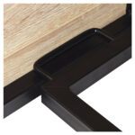 Стол на металлокаркасе BRABIX "LOFT CD-001", 800х440х740 мм, складной, цвет дуб натуральный, 641211 — изображение 12