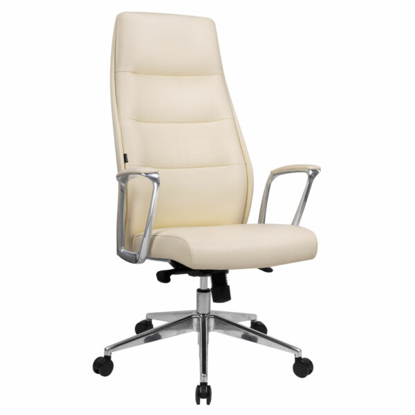 Кресло BRABIX PREMIUM "Adept EX-752", синхромеханизм, алюминий, экокожа, бежевое, 532931