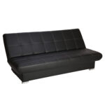 Диван мягкий раскладной "Модесто", 1900х900х820 мм, экокожа, черный — изображение 3