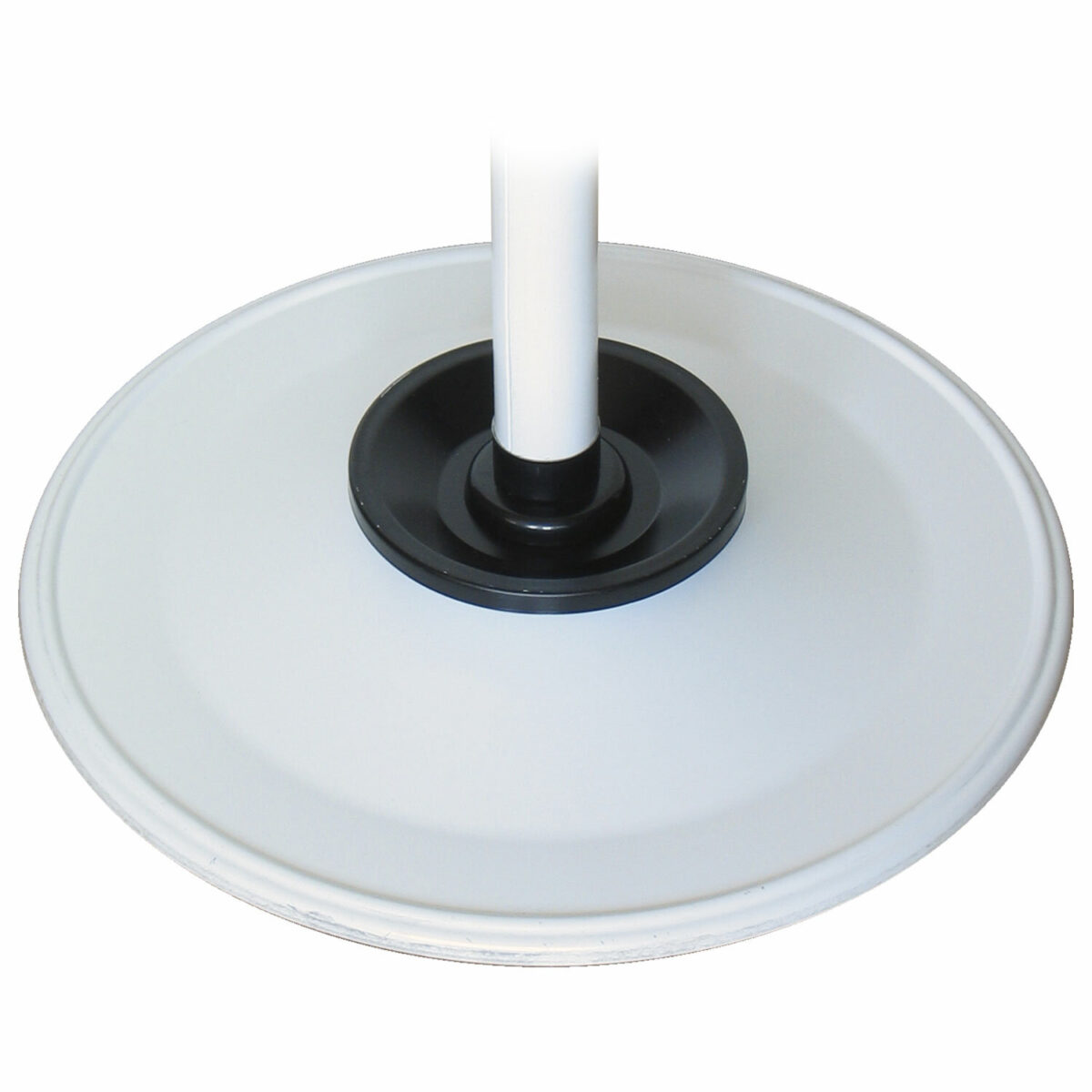 Вешалка-стойка "Квартет-З", 1,79 м, основание 40 см, 4 крючка + место для зонтов, металл, белая — изображение 4