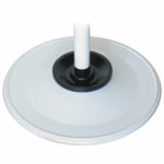 Вешалка-стойка "Квартет-З", 1,79 м, основание 40 см, 4 крючка + место для зонтов, металл, белая — изображение 4