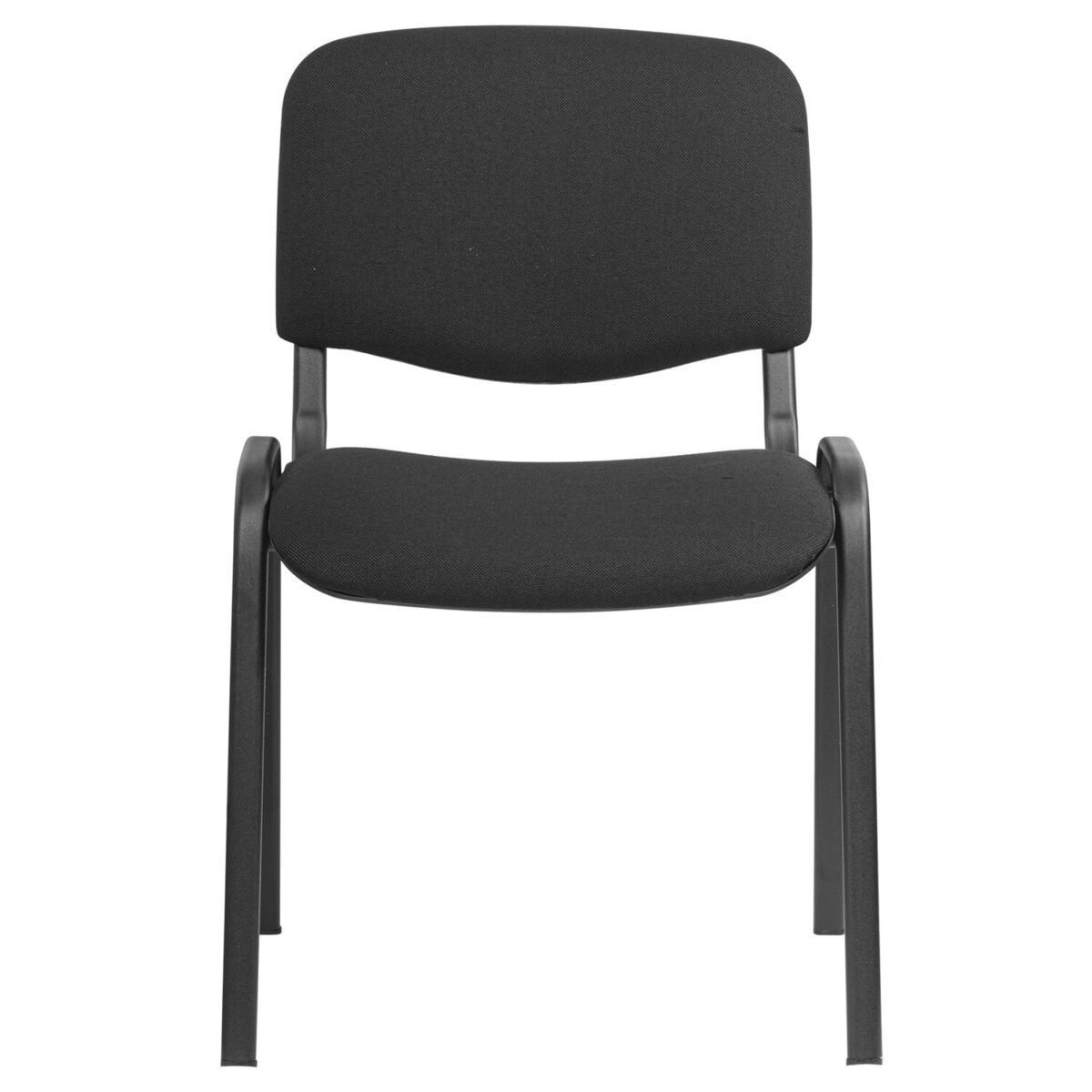 Стул для персонала и посетителей "ИЗО", черный каркас, ткань черная, В-14/С-11 — изображение 3