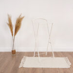 Вешалка-стойка костюмная "Контур", 980х440х310 мм, металл, белая, ВНП 367 Б — изображение 6