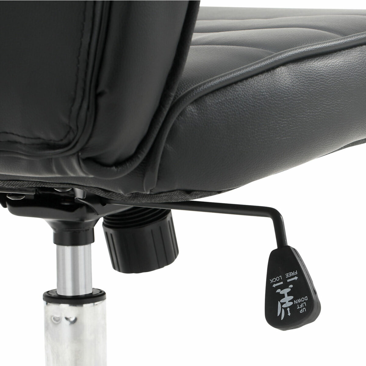 Кресло офисное BRABIX "Stark EX-547", экокожа, хром, черное, 531948 — изображение 12