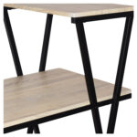 Стол на металлокаркасе BRABIX "LOFT CD-004", 1200х535х1110 мм, 3 полки, цвет дуб натуральный, 641220 — изображение 6