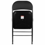 Стул складной BRABIX "Golf Plus CF-003 Комфорт", черный каркас, кожзам черный, 531566 — изображение 8