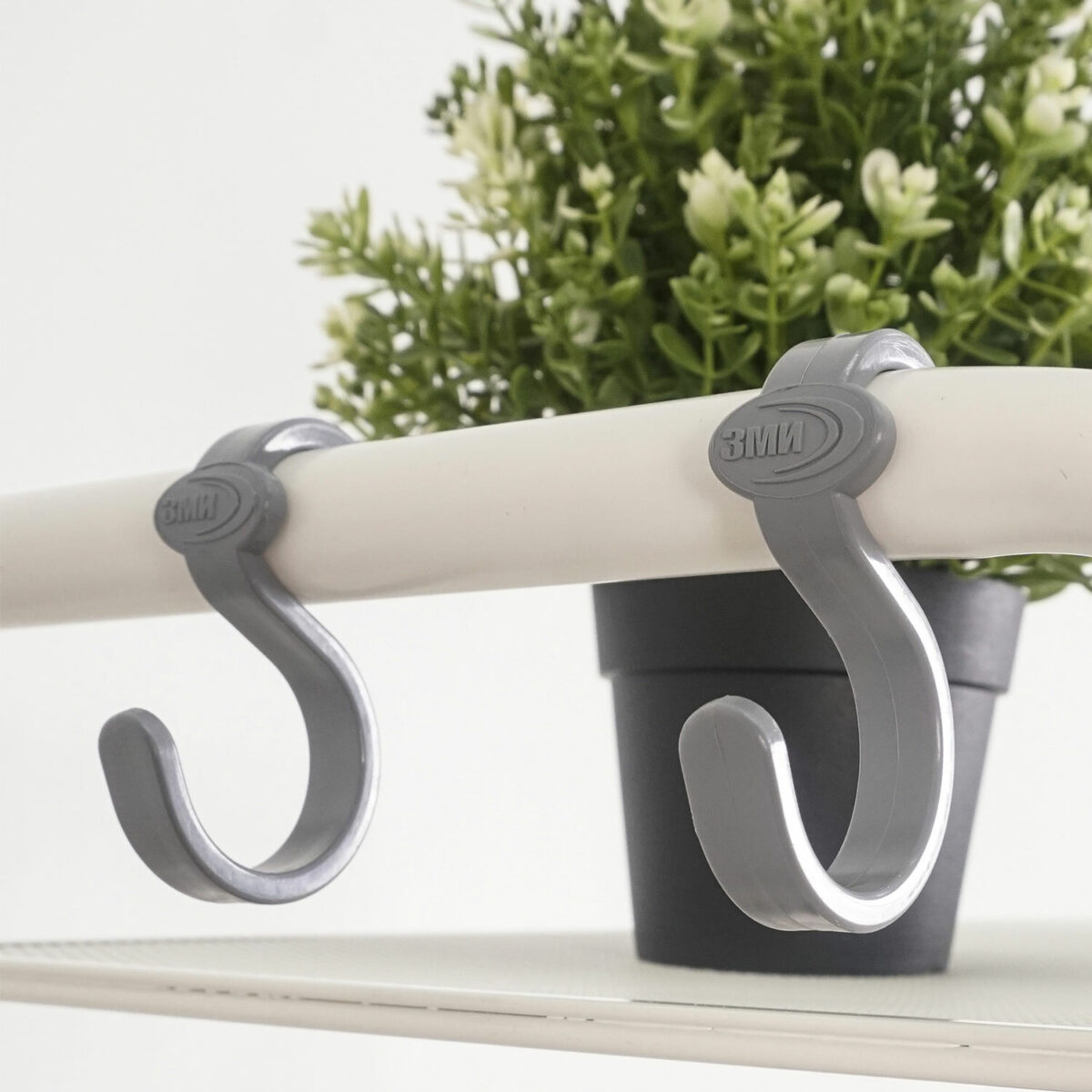 Стеллаж на металлокаркасе "Валенсия-25", 655х300х1555 мм, 5 полок, белый, СТВ25 Б — изображение 5