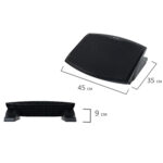 Подставка для ног BRAUBERG, офисная, 45х35 см, черная, 530106 — изображение 5