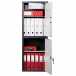 Шкаф металлический для документов AIKO "SL-125/2ТEL" ГРАФИТ, 1252х460х340 мм, 31 кг, S10799132902 — изображение 2