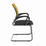 Кресло для приемных и переговорных BRABIX "Fly CF-100", оранжевое/черное, 532088 — изображение 3