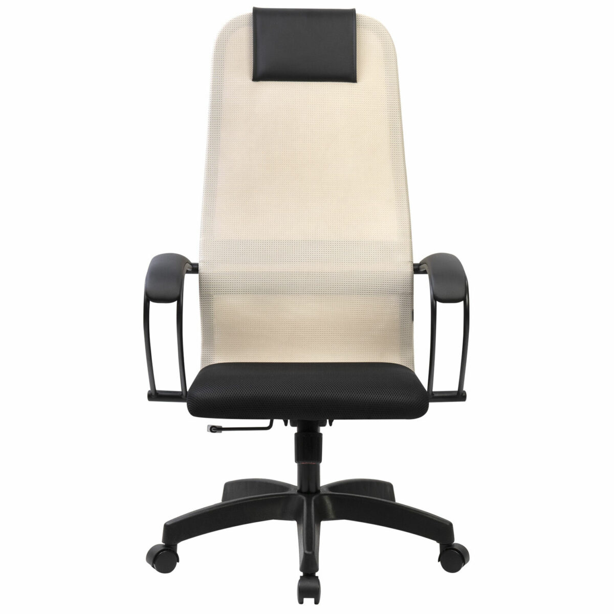 Кресло BRABIX PREMIUM "Ultimate EX-800" пластик, плотная двойная сетка Х2, черное/бежевое, 532916 — изображение 4