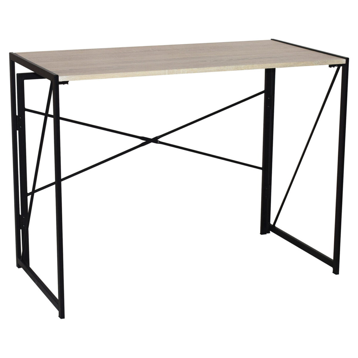 Стол на металлокаркасе BRABIX "LOFT CD-002", 1000х500х750 мм, складной, цвет дуб натуральный, 641214 — изображение 2