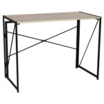 Стол на металлокаркасе BRABIX "LOFT CD-002", 1000х500х750 мм, складной, цвет дуб натуральный, 641214 — изображение 2