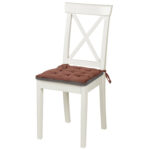 Подушка на стул "ВЕЛЬВЕТ" 38х38 см, полиэстер, коричневая, PRIMILA (ПРИМИЛА) CLASSIC, 700506 — изображение 3