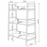 Стеллаж на металлокаркасе BRABIX "LOFT SH-002", 600х350х845 мм, цвет морёный дуб, 641231 — изображение 6