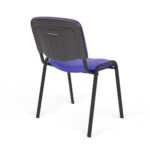Стул для персонала и посетителей "ИЗО", черный каркас, ткань синяя, В-10/С-06 — изображение 5