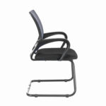 Кресло для приемных и переговорных BRABIX "Fly CF-100", серое/черное, 532089 — изображение 3