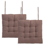 Подушка на стул "РОГОЖКА", 40x40 см, полиэстер, коричневая, PRIMILA (ПРИМИЛА) LUX, 700501 — изображение 7