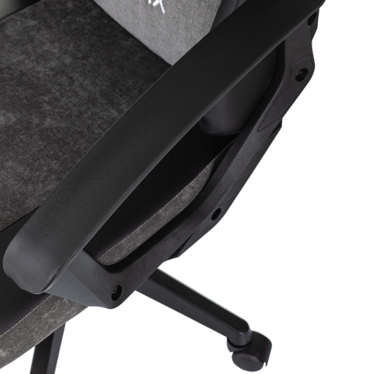 Кресло компьютерное BRABIX "Forcer GM-127", 2 подушки, экокожа/велюр, черное/серое, 533216 — изображение 10