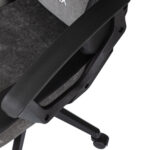 Кресло компьютерное BRABIX "Forcer GM-127", 2 подушки, экокожа/велюр, черное/серое, 533216 — изображение 10