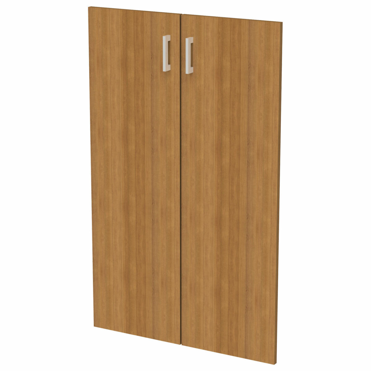 Дверь ЛДСП средняя "Арго", КОМПЛЕКТ 2 шт., 355х18х1120 мм, орех, А-610 — изображение 1