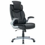 Кресло BRABIX PREMIUM "Phantom EX-553", рециклированная кожа, регулируемый подголовник, черное, 532940 — изображение 7