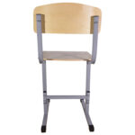 Стул ученический нерегулируемый "Умник", 380х480х800 мм, рост 6, серый каркас — изображение 3