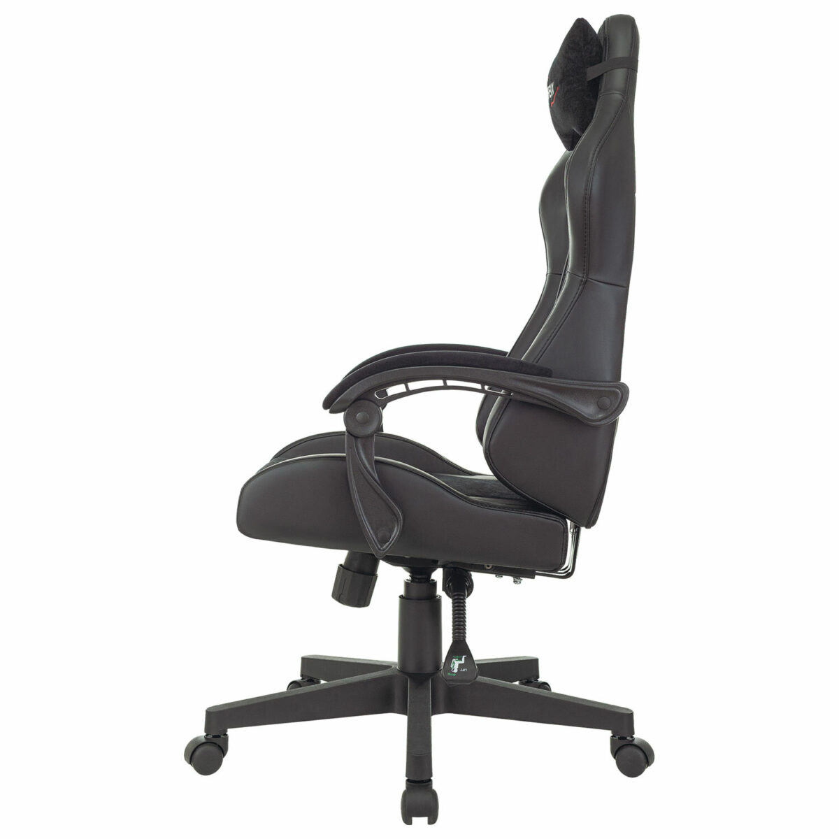 Кресло компьютерное BRABIX "Striker GM-121", синхромеханизм, 2 подушки, экокожа/велюр, черное, 532962 — изображение 7