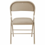 Стул складной BRABIX "Golf Plus CF-003 Комфорт", бежевый каркас, кожзам бежевый, 531567 — изображение 5