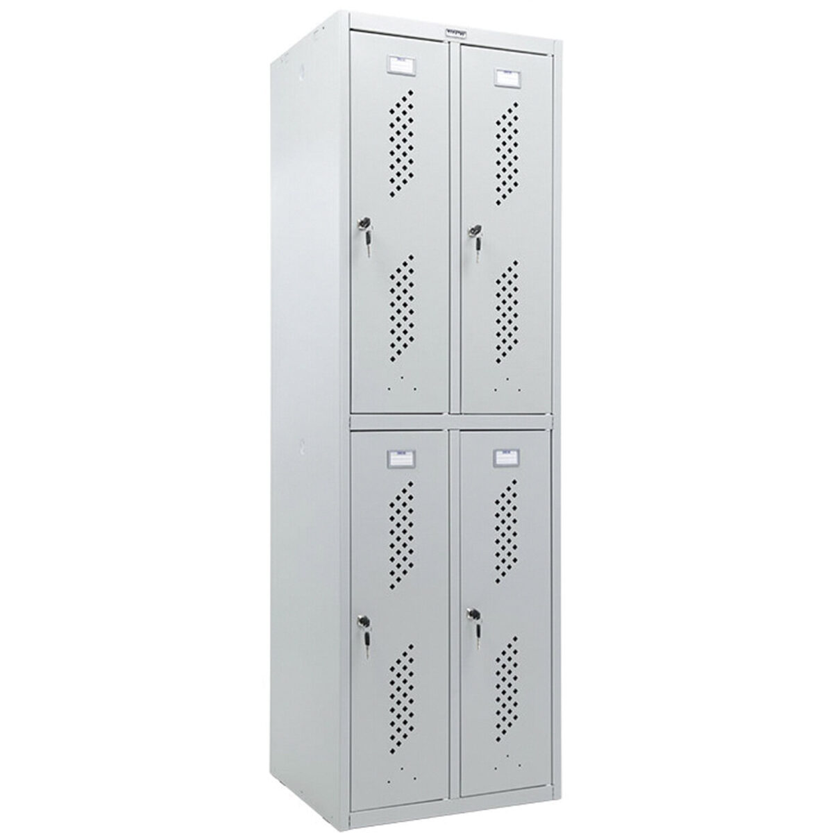 Шкаф металлический для одежды ПРАКТИК "ML/LS 22-60", четырехсекционный, 1830х600х500 мм, 29 кг, разборный, LS-22 — изображение 3