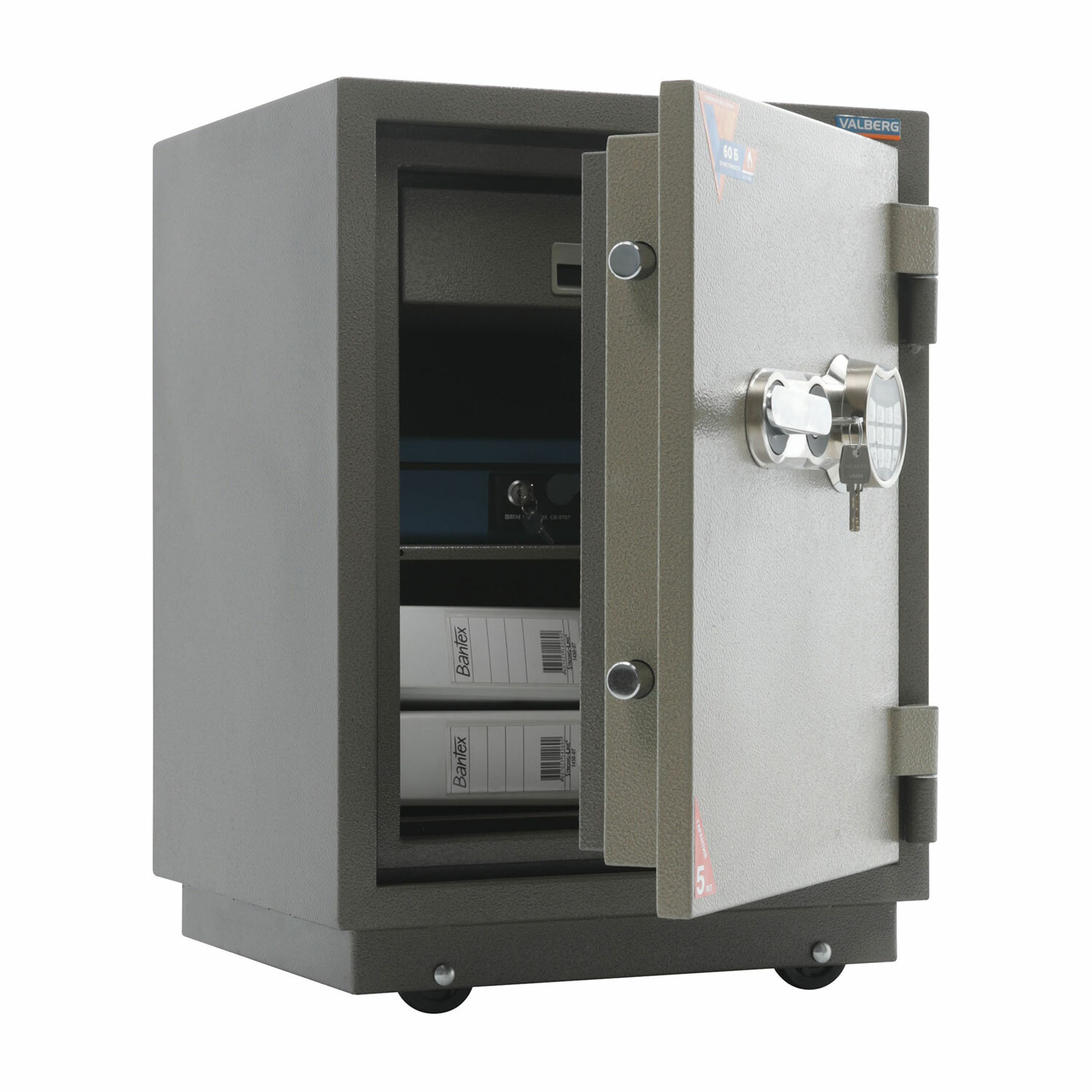41ef48a970549b77964da788f0b57a3d_xl Сейф огнестойкий VALBERG "FRS-66T EL", 672х485х430 мм, 79 кг, электроный замок + ключ, трейзер, крепление к полу — изображение 1
