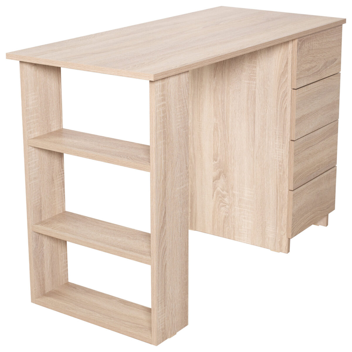 Стол письменный/компьютерный BRABIX "Scandi CD-016", 1100х500х750 мм, 4 ящика, дуб сонома, 641892, ЦБ013707-2 — изображение 9