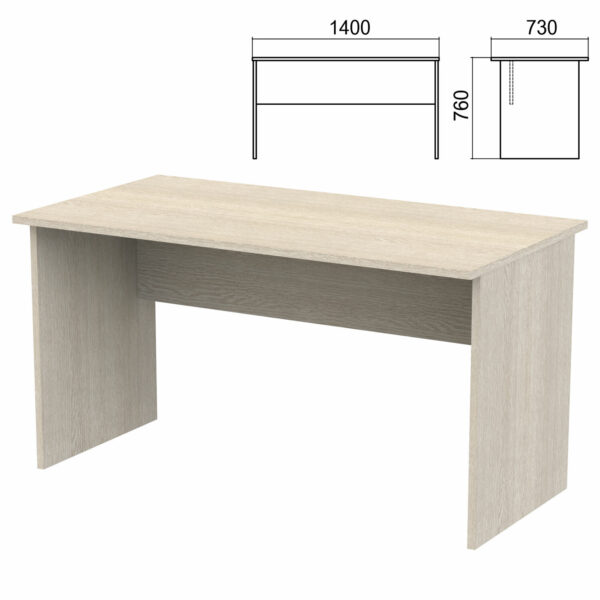 Стол письменный "Арго", 1400х730х760 мм, ясень шимо