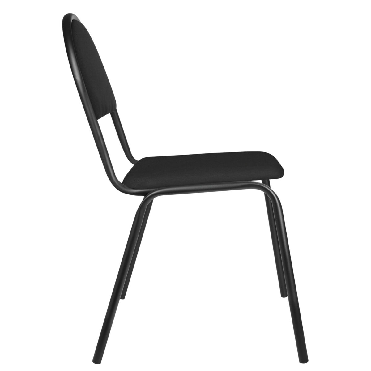 Стул для посетителей "Серна", черный каркас, ткань черная, СМ 7/22 Т-11 — изображение 3